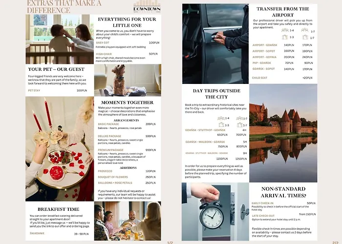 Апартаменты Center Nowa Grobla & Parking By Downtown Гданьск